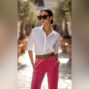 Juicy Couture- Velour Flared Pants - Vixen Pink -XL